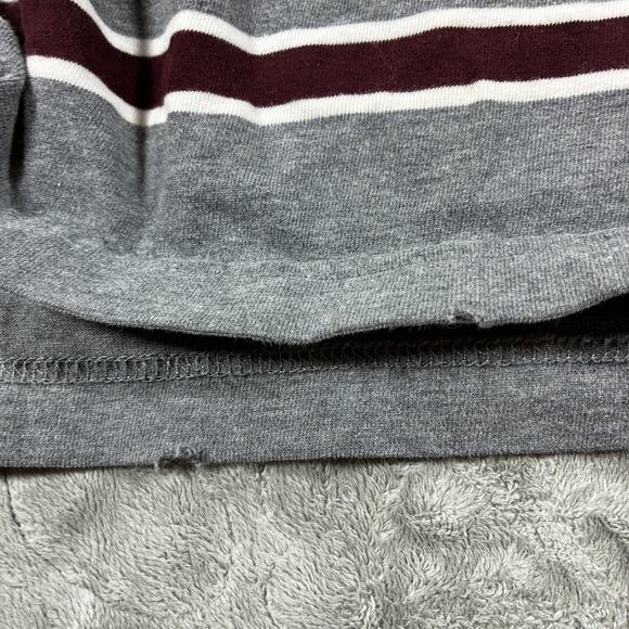 Vintage Y2K Abercrombie & Fitch Mens Polo Medium Muscle Fit Rugby Stripes Preppy - Picture 8 of 9